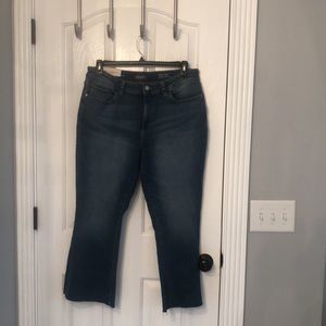 NWT DL1961 Bridget Boot High Rise Intrasculpt Crop 16W